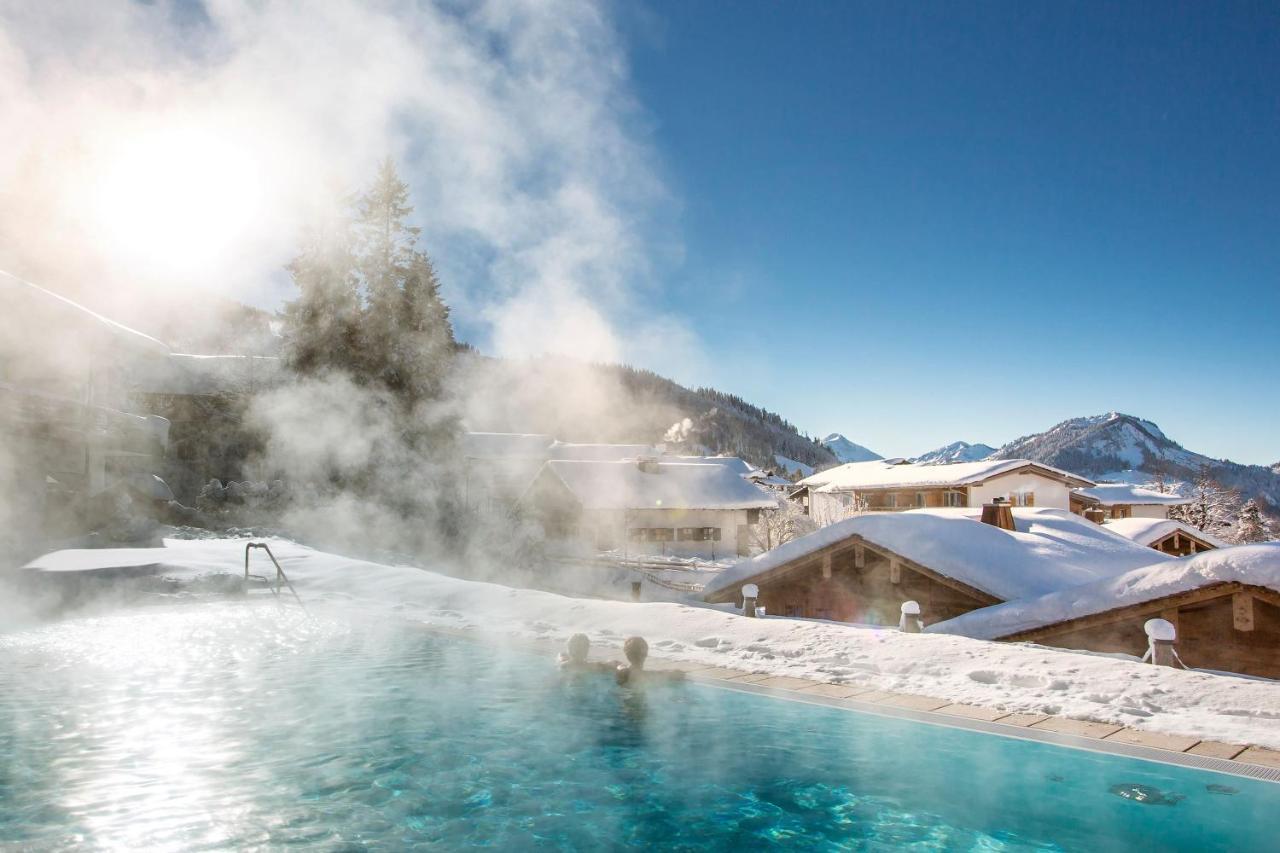 Alpin Lodges - Moderne Appartements Mit Zugang Zu 3000 Qm Spa Panoramahotel Oberjoch Bad Hindelang Exterior photo