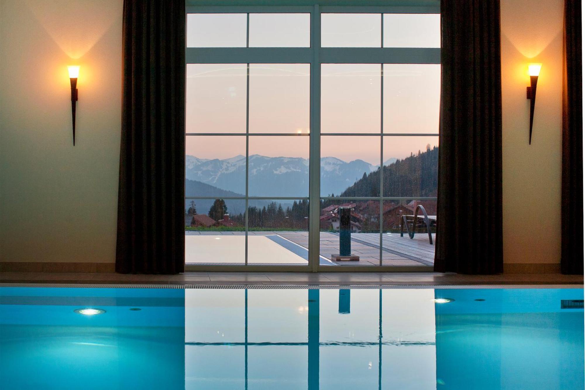 Alpin Lodges - Moderne Appartements Mit Zugang Zu 3000 Qm Spa Panoramahotel Oberjoch Bad Hindelang Exterior photo